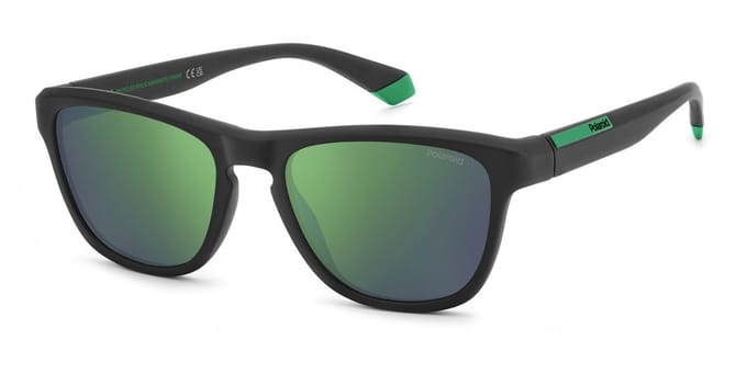 Polaroid PLD 2168/S Matte black green 54/18/145 MAN Zonnebrillen