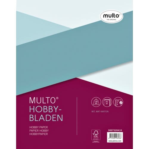 Interieur Multo hobbypapier A4 23R 20 vel
