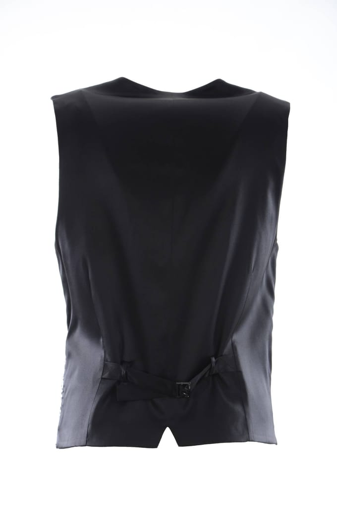 Dolce & Gabbana Vrouwen Zilver Brokaat Mouwloze Metallic Top