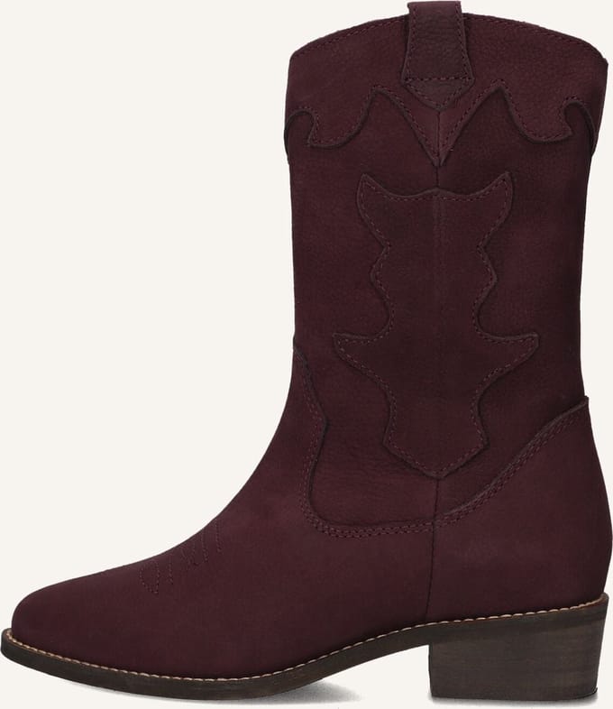 Wysh Nolia Laarzen - Nubuck - Meisjes - Paars - Maat 34