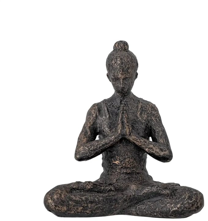 Bloomingville Beeld resin messing Miiral 13cm