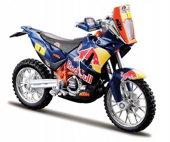 Bburago KTM 450 Rallymotor 1:18 Modelspeelgoed