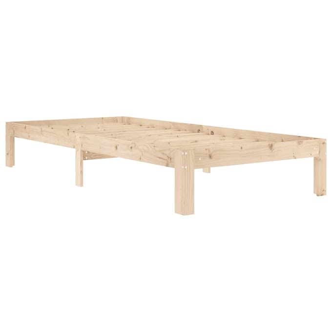 vidaXL - Bedframe - massief - grenenhout - 90x200 - cm