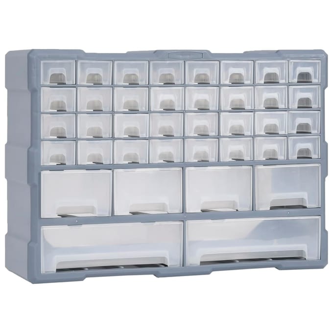 vidaXL - Organiser - met - 38 - lades - 52x16x37,5 - cm