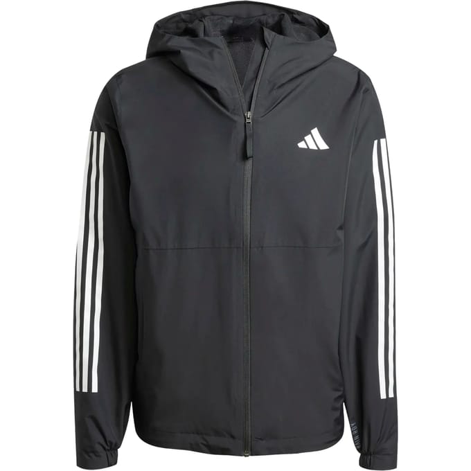 Adidas Essentials 3 Stripes Rain.rdy Jas Zwart S / Regular Man