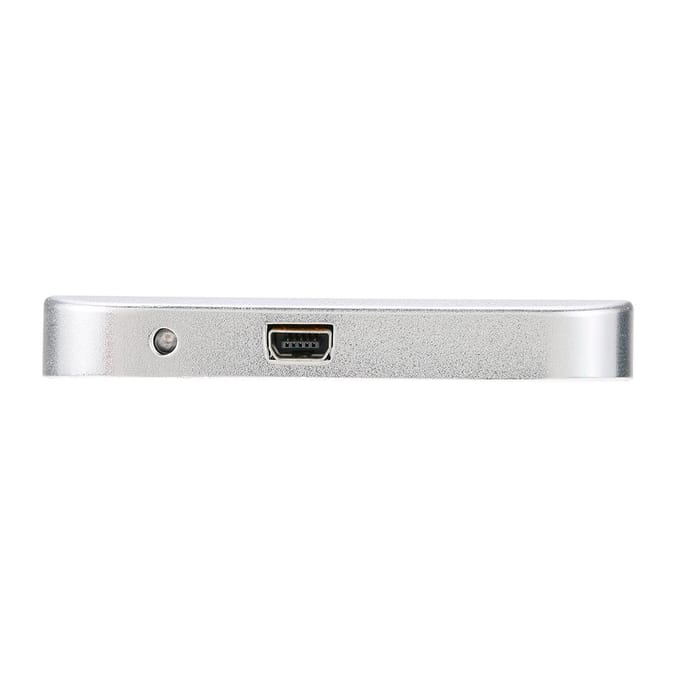 Slanke Supersnelle 6Gbps Aluminium 2.5  SATA SSD HDD Harde Schijf Behuizing USB 3.0 Extern 2.5in zilver
