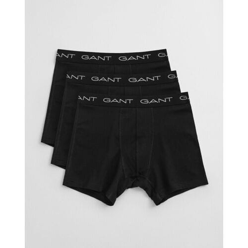 Gant Ondermode Boxer Briefs 3Pack Uni Color Zwart / male