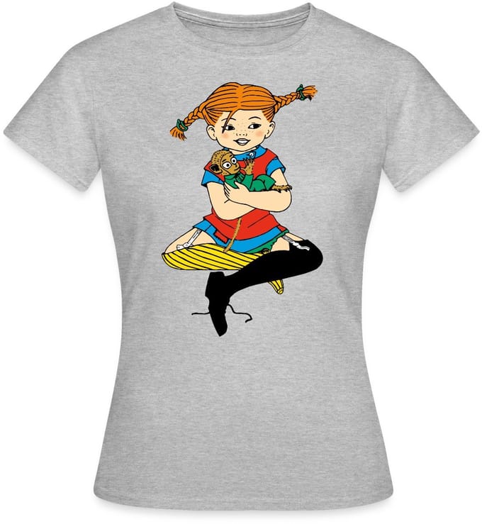 Pippi Langkous En Meneer Nilsson T-Shirt Dames
