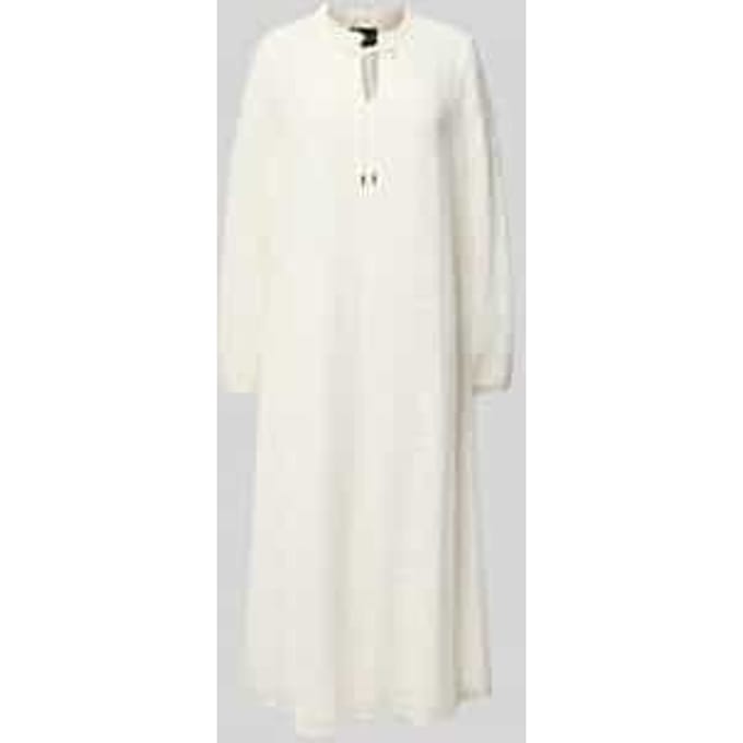 Jacquard-jurk met tailleband