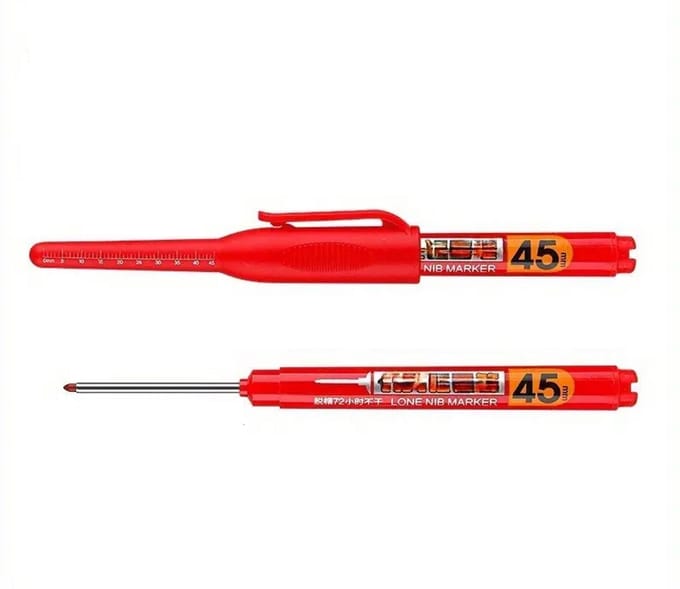 Diepgat markeerstift rood