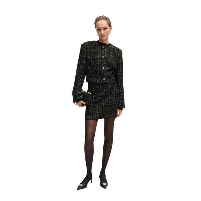 Boss Viliana reguliere minirok voor dames (Zwart)