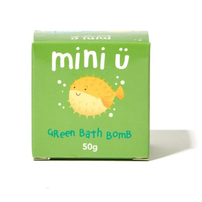 Mini-u bombe de bain verte unique 50g