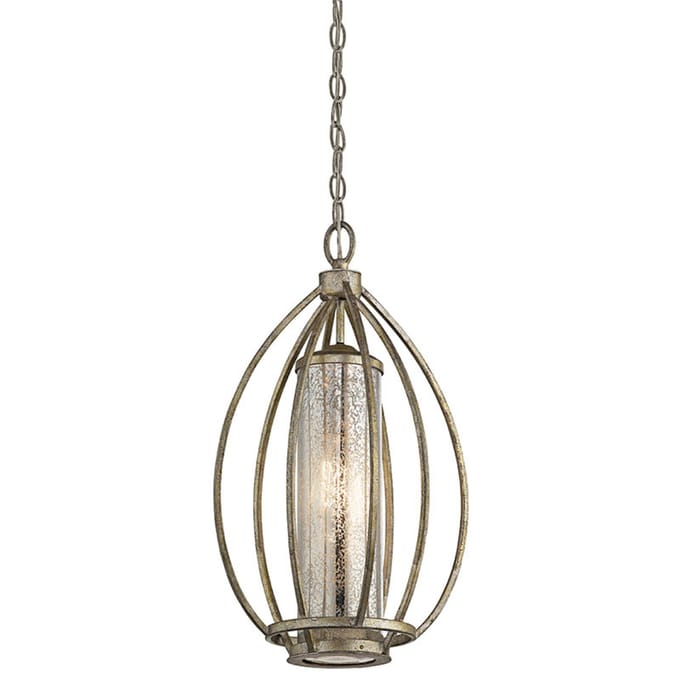 Kichler LED Hanglamp Rosalie | 1X E27 Max 60W | Dimbaar | Sterling Gold