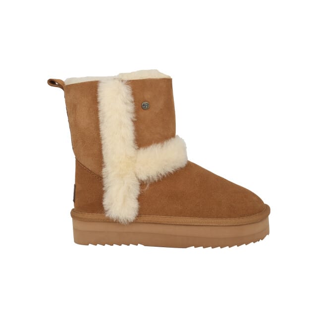 Warmbat Kangaroo - dames laars - Bruin - maat 41 (EU) 7.5 (UK)