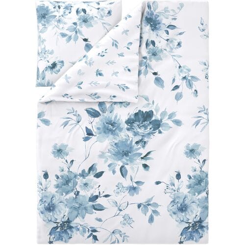 LIVARNO Renforcé dekbedovertrek 140 x 200 cm (Blauw/wit)