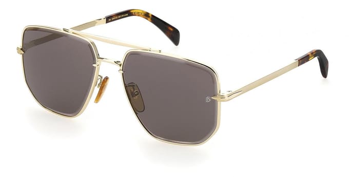 Zonnebril Heren David Beckham DB-7001-S-J5G-IR Gouden ø 60 mm