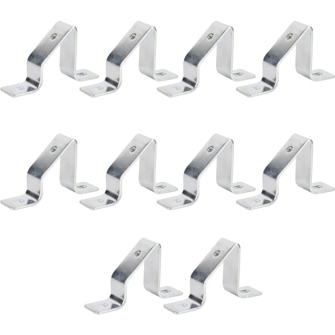 10 STUKS Railmontage U-beugel C45 RVS Geleiderail Hellende Steun U-vormige Connector white