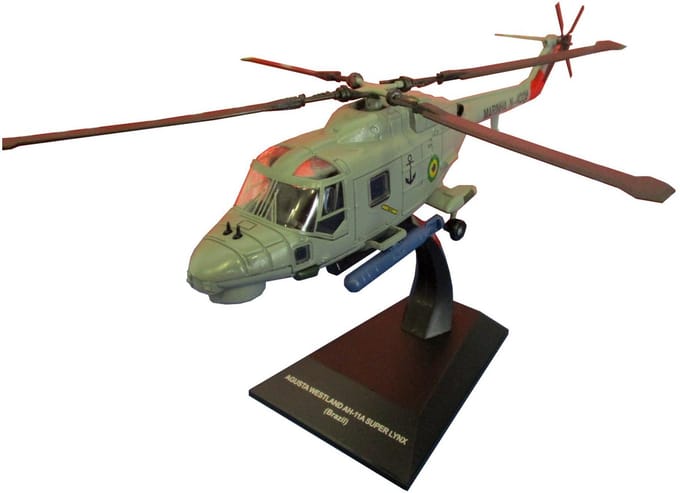 Atlas Agusta Westland - Modelauto - Schaal 1:72 - Grijs