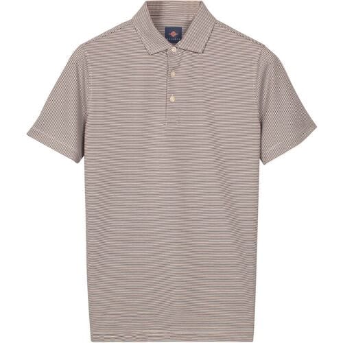 Baileys Polo Yarn Dyed Small Stripe Stone Grey / male