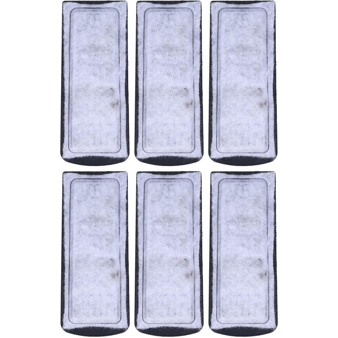 6 stuks Aquarium Filter Katoen Vervanging Wandgemonteerd Filter Accessoire voor Vissentanks white
