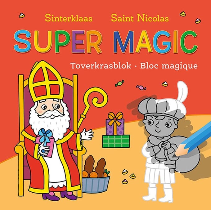 Sinterklaas toverkrasblok Kleurboeken