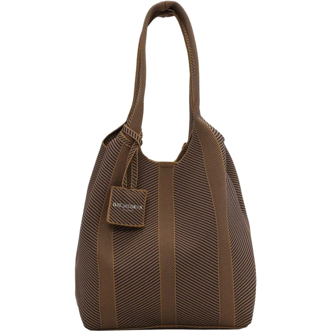 Ilse Jacobsen Ilse Jacobsen Knitty01 Tas bruin Textiel
