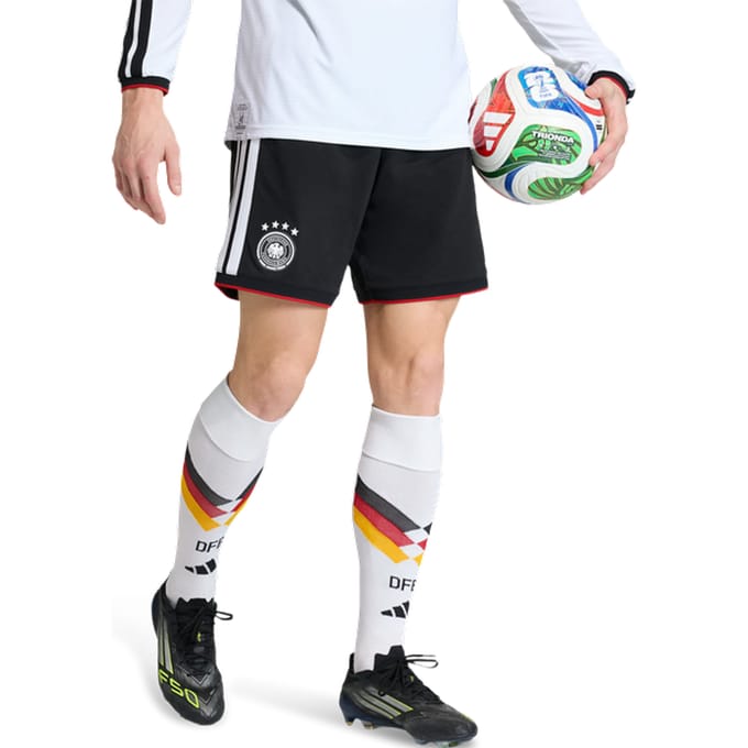 Adidas Germany Korte Broeken Heren - Zwart - Maat S - Poly Mesh