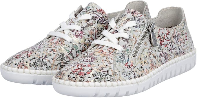 Retine leren sneakers