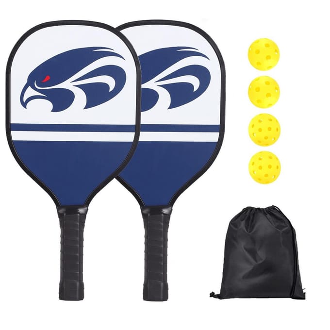 Nieuwe Poplar Peak Racket Set Combinatie Buitensporten Peak Racket blue