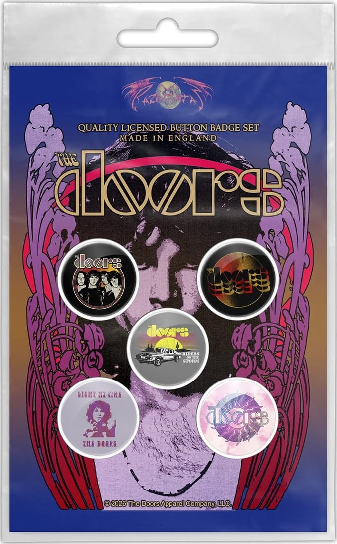 The Doors - Jim Morrison - Button - 5-pack