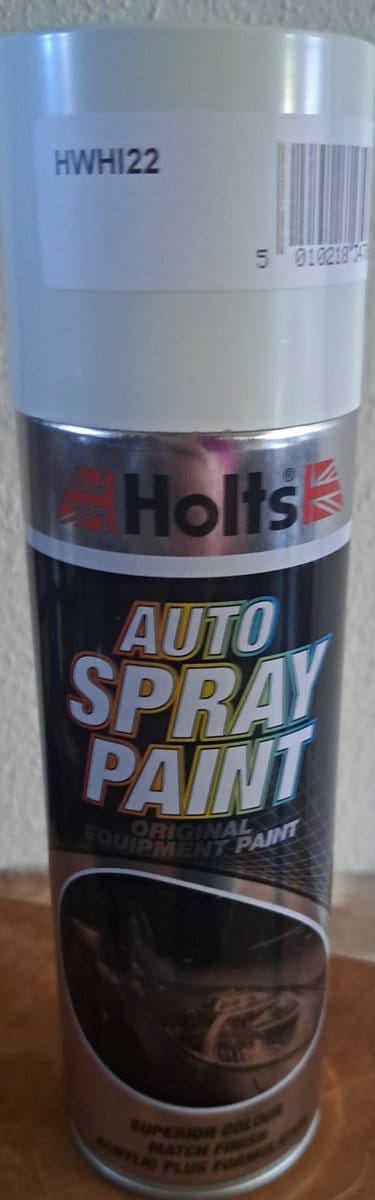 Holts auto spray paint HWHI22