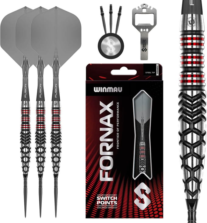Winmau Fornax Torpedo Switch Point 90% - Dartpijlen