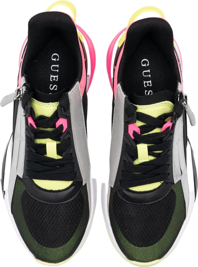 Guess Bailia/Active - maat 40 - Dames Sneakers - Multi Zwart