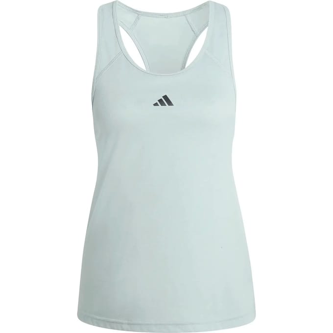 Adidas Performance Train Essentials Minimal Branding Racerback Tanktop - Dames - Groen