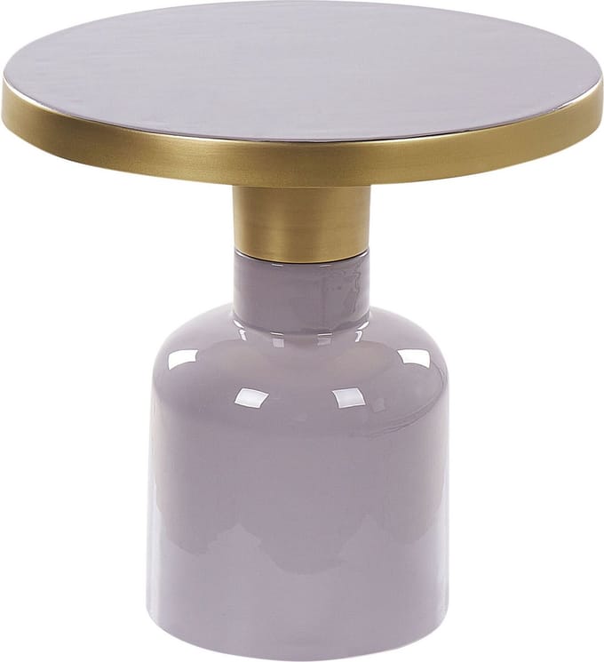 LOMITA - Bijzettafel - Violet - Metaal