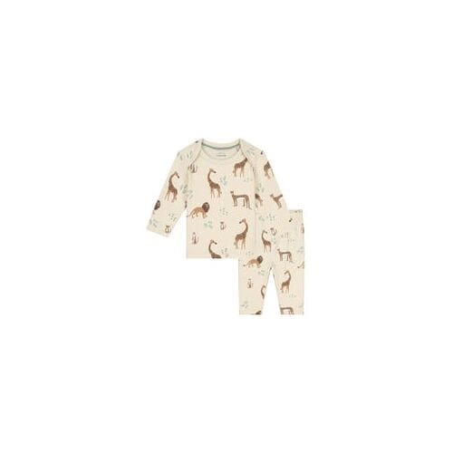 Prénatal baby pyjama Savanne Dark Ecru 56 unisex