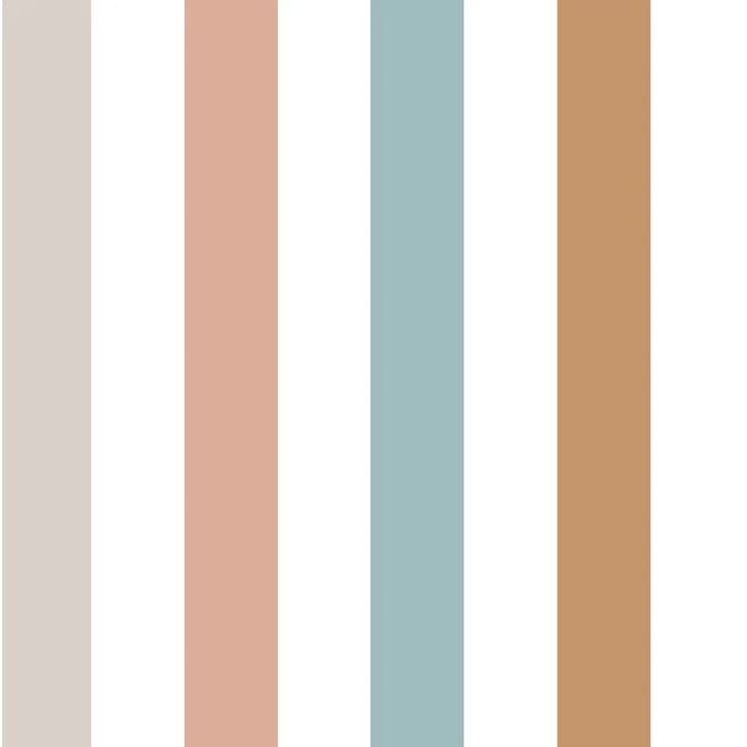 Baby behang Dekornik Portofino Colour Stripes