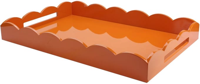 Addison Ross - Dienblad Ottomane Orange 66x43cm - Serveerplateaus