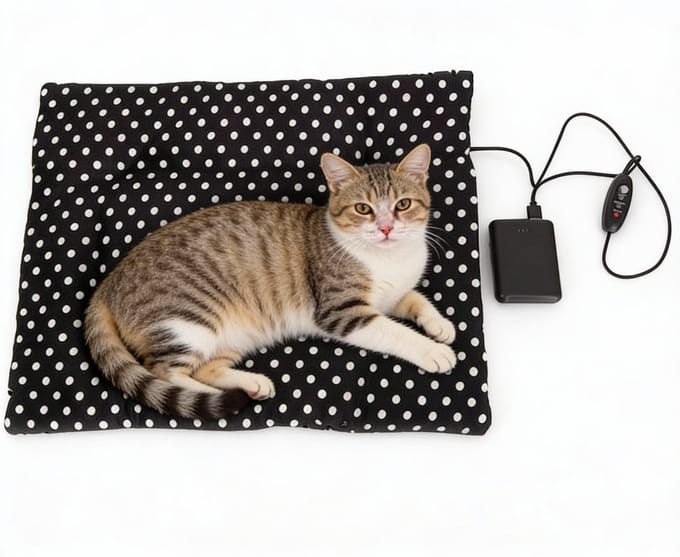 Verwarmde Kattenmat - Hondenmat - 27x37cm - Kleed - Verwarming