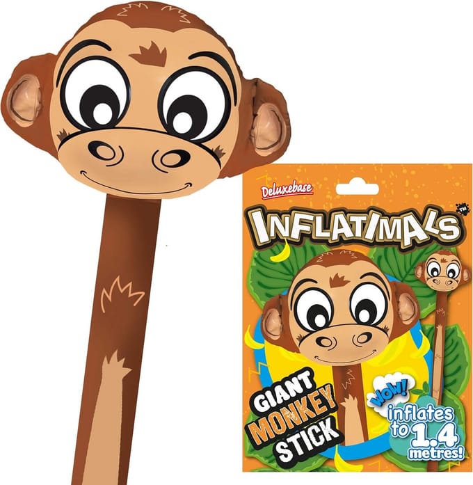 Gigantische Opblaasbare Aap - Groot Opblaasspeelgoed voor Kinderfeestjes en Decoratie