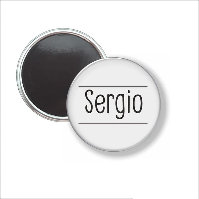 Button Met Magneet 58 MM - Sergio - NIET VOOR KLEDING