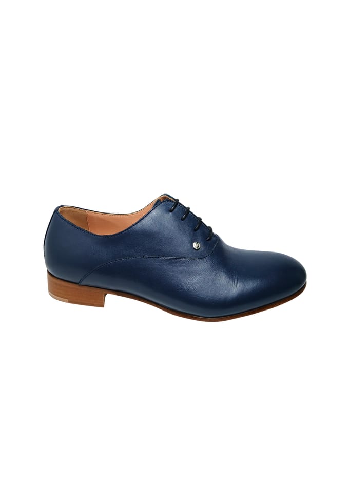 sa10202C9esof750 Pollini Blauw leer voor vrouwen