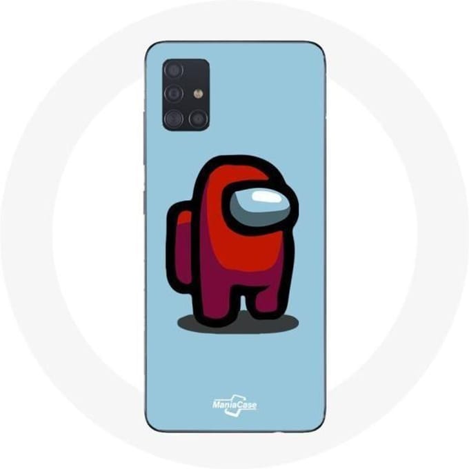 Coque - Samsung - Galaxy A51 - Souple - Protection - Motif Among Us bleu