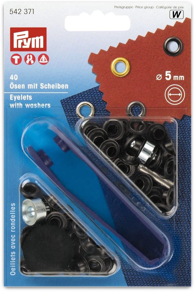 PRYM Ringen met schijven MS 5,0 mm gebronsd 542371 - Prym