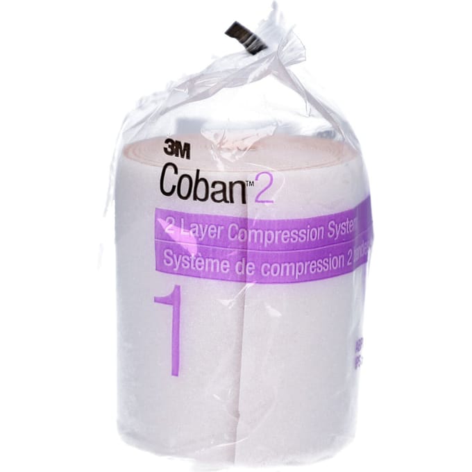 3M Coban 2 Comfort 2-laags compressiezwachtel 10 cm x 3,5 m