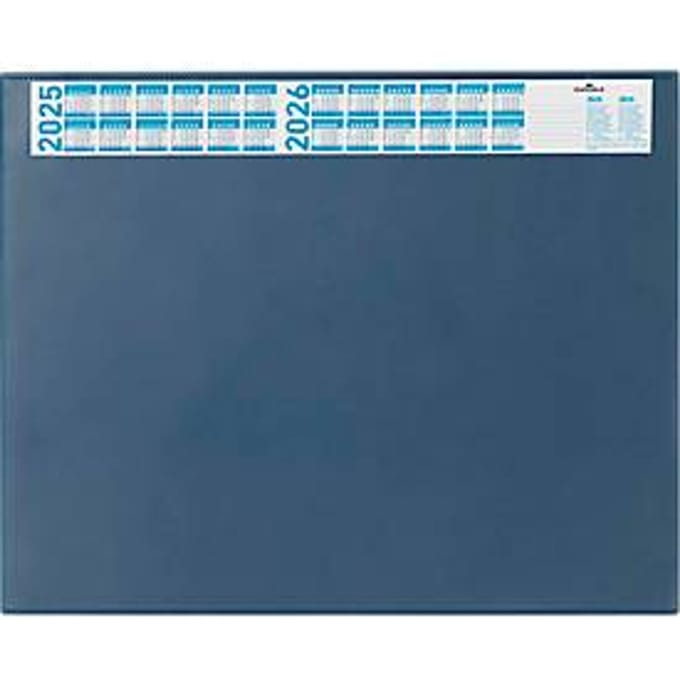 Durable 7204 720407 Bureau onderlegger Blauw (b x h) 650 mm x 520 mm
