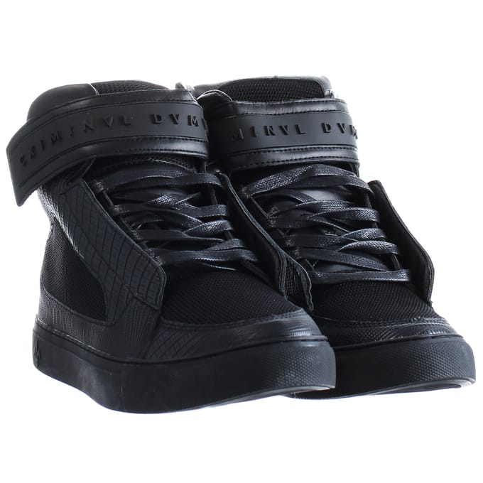 Criminal Damage Bronx Heren Zwart Trainers