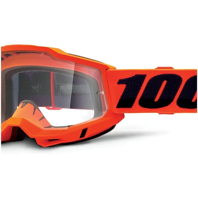 Motorfiets kruis masker duidelijk scherm 100% Accuri 2