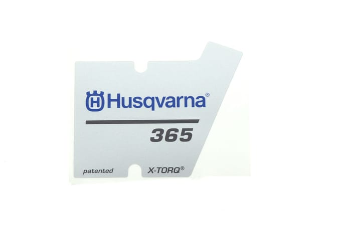 Husqvarna 365 starterkap sticker