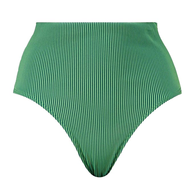 Puma Dames/Dames Streep Hoog Taille Bikinibroekje (Groen)